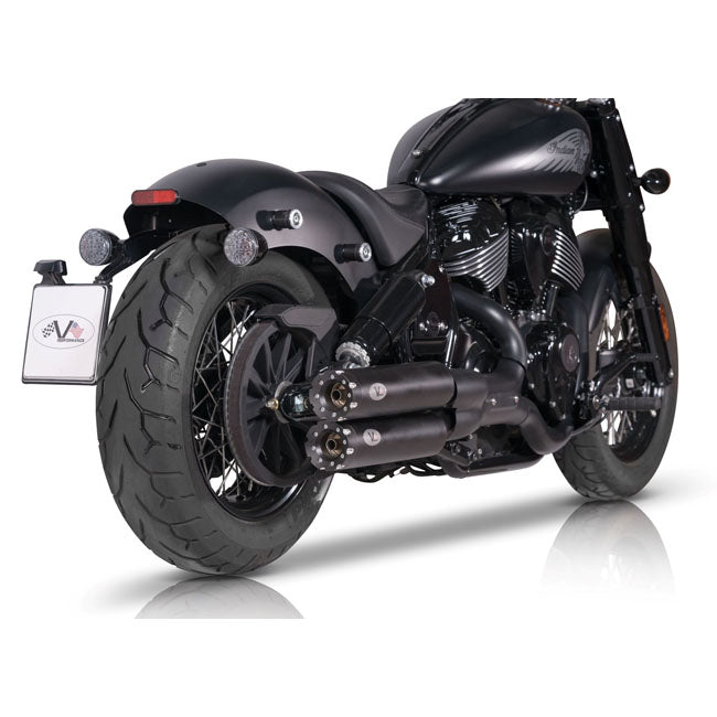 V Performance Twin Slip-ons Revolver Blk Eur 5/5+ EXHAUST SLIP-ONS AND MUFFLERS V Performance