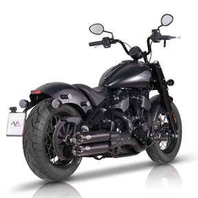 V Performance Twin Slip-ons Revolver Blk Eur 5/5+ EXHAUST SLIP-ONS AND MUFFLERS V Performance