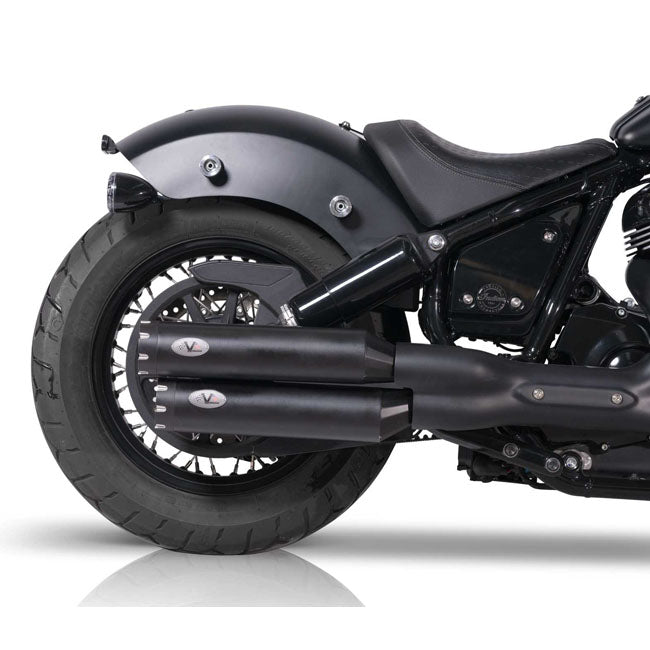 V Performance Twin Slip-ons Revolver Blk Eur 5/5+ EXHAUST SLIP-ONS AND MUFFLERS V Performance