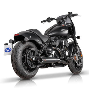 V Performance 2-1 Exh System Revolver Black Euro 5 Full Exhaust System V Performance