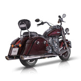 V Performance, 100mm Banger slip-on muffler set. Chrome EXHAUST SLIP-ONS AND MUFFLERS V Performance