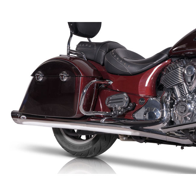 V Performance, 100mm Banger slip-on muffler set. Chrome EXHAUST SLIP-ONS AND MUFFLERS V Performance