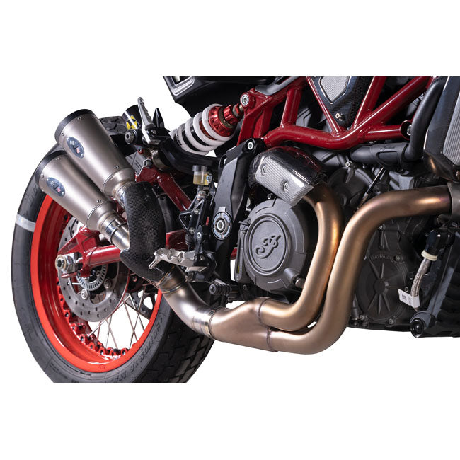 V Performance, Thunder slip-on muffler set for FTR. Titanium EXHAUST SLIP-ONS AND MUFFLERS V Performance