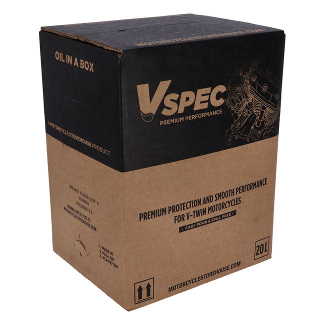 Vspec, brake fluid DOT 4. 20 liter box BRAKE FLUIDS Vspec
