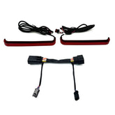 Custom Dynamics Low-Profile LED Saddlebag Lights, Red - 23+ Touring Light Strips Led Custom Dynamics
