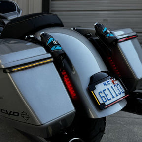 Custom Dynamics Low-Profile LED Saddlebag Lights, Red - 23+ Touring Light Strips Led Custom Dynamics
