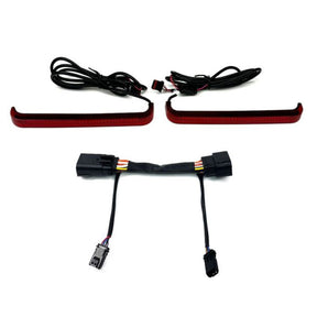 Custom Dynamics Low-Profile LED Saddlebag Lights, Red - 23+ Touring Light Strips Led Custom Dynamics