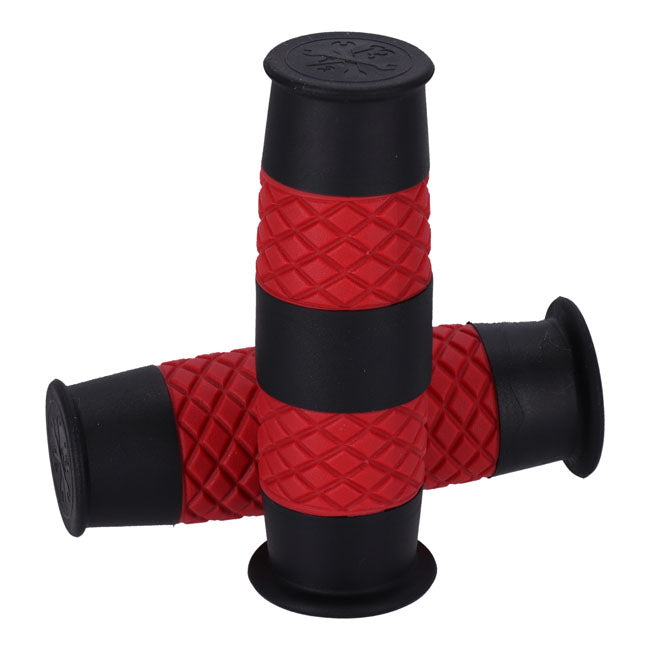 13 1/2 Outlaw grips black/red 1" GRIPS 13 And A Half Company