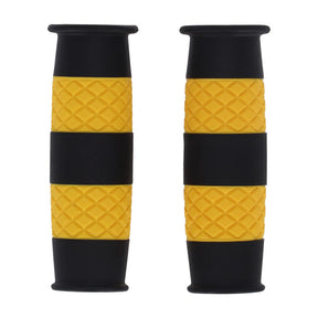 13 1/2 Outlaw grips black/yellow 1" GRIPS 13 And A Half Company