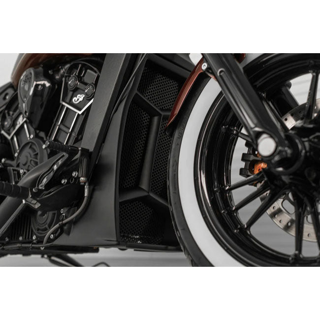 Killer Custom, Apache Series Radiator Cover. Black FRAMES COVERS Killer Custom