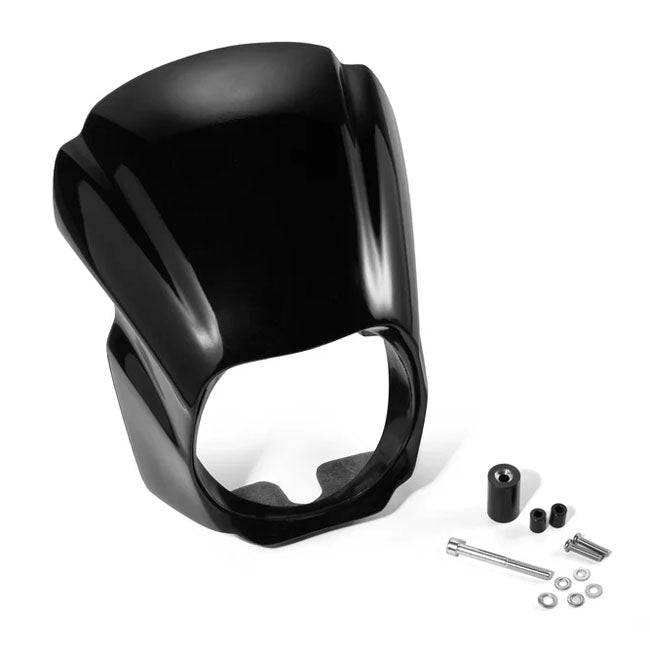 Killer Custom, Tomahawk Series Headlight Fairing. Black Fairing Killer Custom