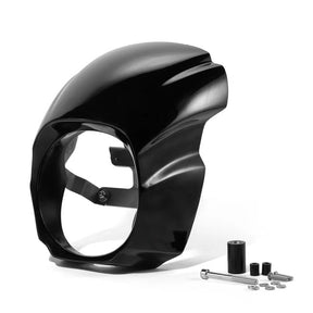 Killer Custom, Tomahawk Series Headlight Fairing. Black Fairing Killer Custom