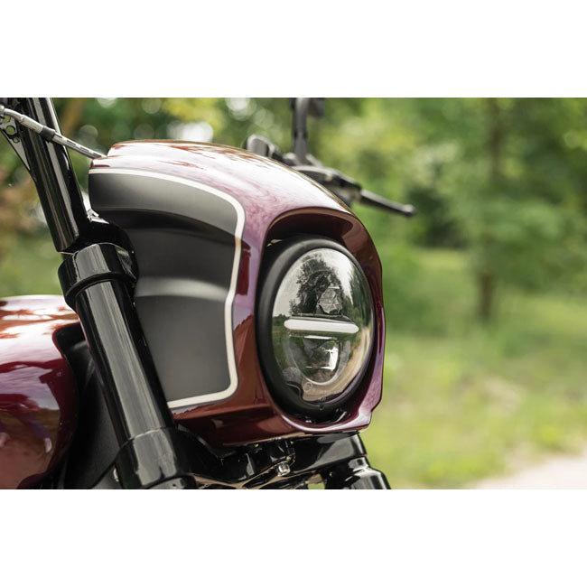Killer Custom, Tomahawk Series Headlight Fairing. Black Fairing Killer Custom