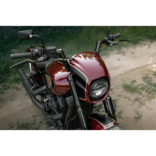Killer Custom, Tomahawk Series Headlight Fairing. Black Fairing Killer Custom