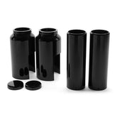 Killer Custom, Tomahawk Series Full fork Cover Set. Black FORK TUBE CAPS Killer Custom