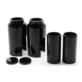 Killer Custom, Tomahawk Series Full Fork Covers Set. Black FORK TUBE CAPS Killer Custom
