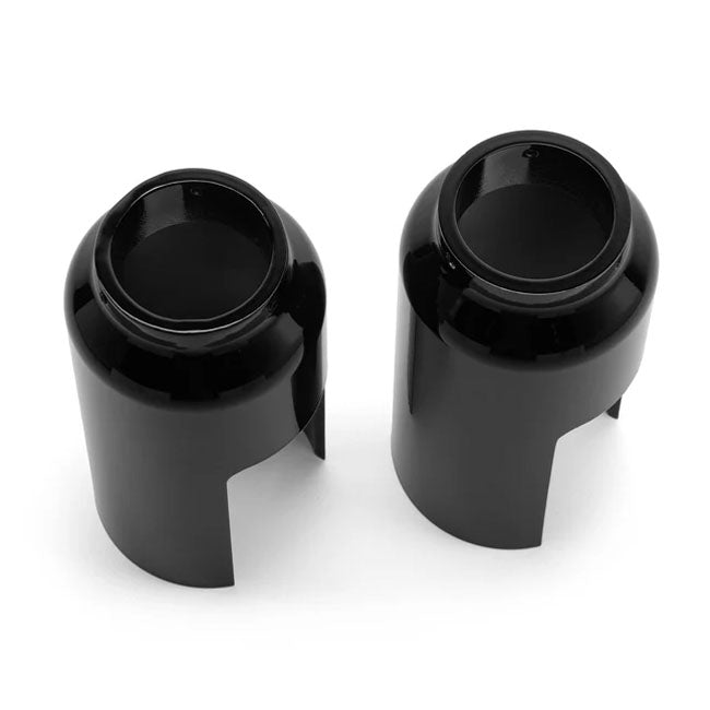 Killer Custom, Lower Fork Covers. Black FORK TUBE CAPS Killer Custom