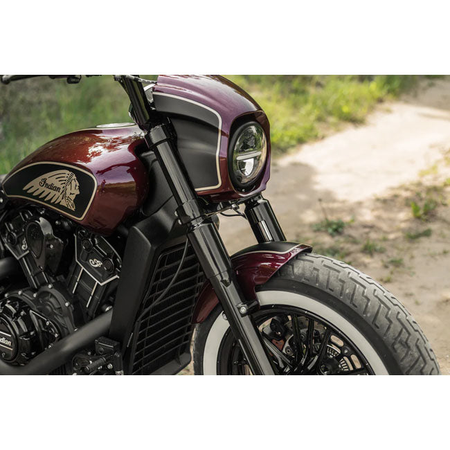 Killer Custom, Lower Fork Covers. Black FORK TUBE CAPS Killer Custom