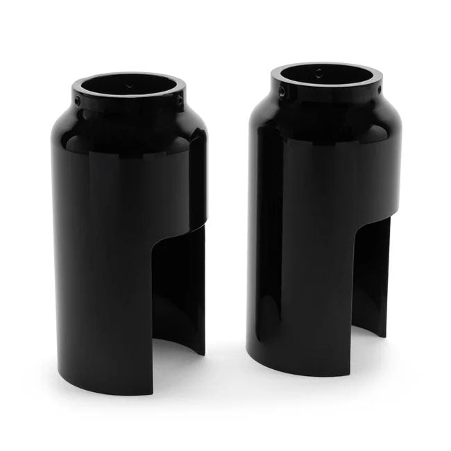 Killer Custom, Lower Fork Covers. Black FORK TUBE CAPS Killer Custom