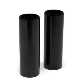 Killer Custom, Upper Fork Covers Full. Black FORK TUBE CAPS Killer Custom
