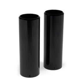 Killer Custom, Upper Fork Covers Short. Black FORK TUBE CAPS Killer Custom
