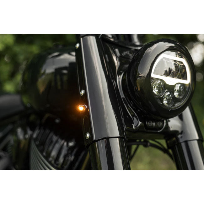 Killer Custom, Front Led Turn Signals. Black TURN SIGNALS Killer Custom