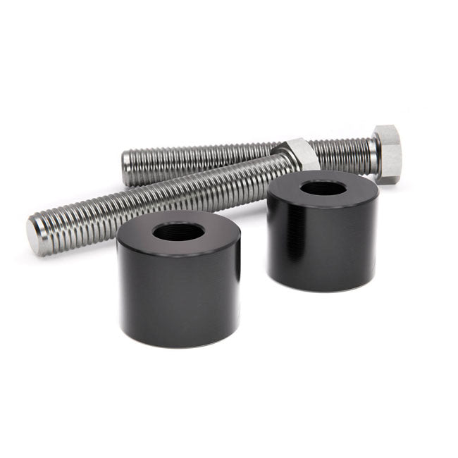 1 Inch (25.4mm) Riser Regular Extension Kit, Black Risers Accessories Kraus Motor Co.