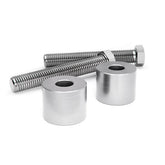 1 Inch (25.4mm) Riser Extension Kit, Machined Finish Risers Accessories Kraus Motor Co.
