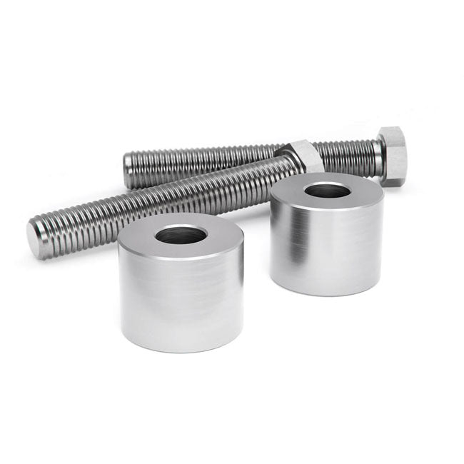 Kraus Motor Co. 1 Inch (25.4mm) Riser Extension Kit, Machined Finish Risers Misc Kraus Motor Co.