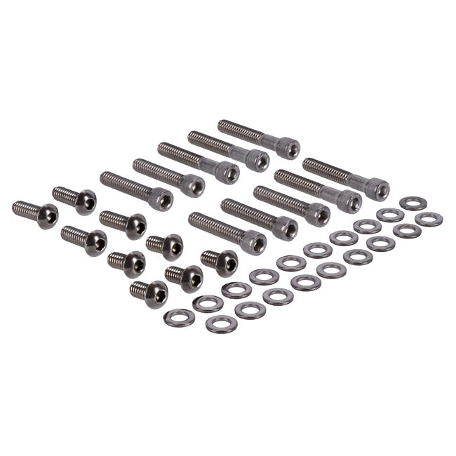 Screws4Bikes, bolt kit, primary cover BUILDERS FASTENER SETS Screws4 Bikes