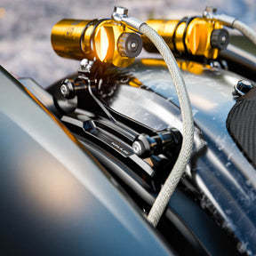 Kraus Motor Co. Pro-4 Docking Hardware For Öhlins, Black Anodized - 14-25 Touring Suspension Mount Kits Kraus Motor Co.