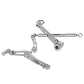 Apex SS3 Bagger Foot Controls, Machined Finish - Touring Foot Control Kit Kraus Motor Co.