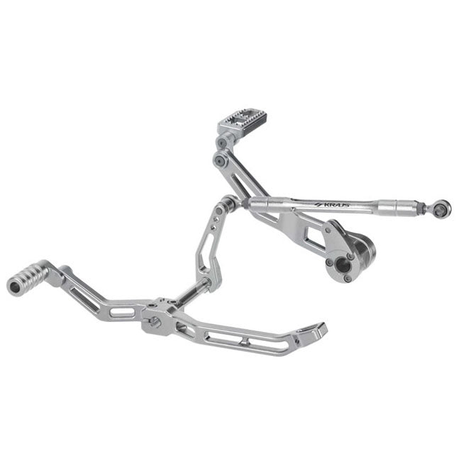 Kraus Motor Co. Max Lean Foot Controls, Machined Finish - 17+ Touring Shifter Parts Kraus Motor Co.