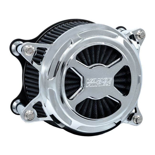 Vance & Hines Vo2 X Air Intake, Chrome - 23+ Touring Air Cleaner Vance & Hines