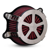 Vance & Hines Vo2 Radiant V Air Intake, Brushed - 23+ Touring Air Cleaner Vance & Hines