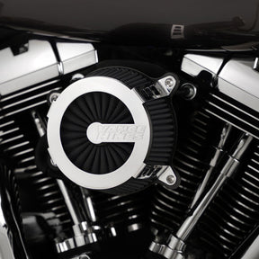 Vance & Hines Vo2 Cage Fighter Air Intake, Chrome - Touring Air Cleaner Vance & Hines