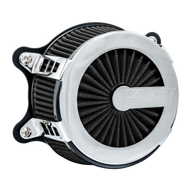 Vance & Hines Vo2 Cage Fighter Air Intake, Chrome - Touring Air Cleaner Vance & Hines
