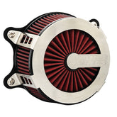 Vance & Hines Vo2 Cage Fighter Air Cleaner, Brushed - Touring Air Cleaner Vance & Hines