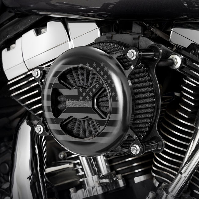 Vance & Hines Vo2 America Air Cleaner, Black - 23+ Touring Air Cleaner Vance & Hines