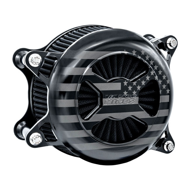 Vance & Hines Vo2 America Air Cleaner, Black - 23+ Touring Air Cleaner Vance & Hines