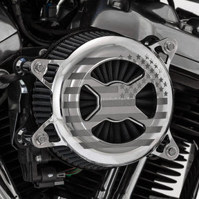 Vance & Hines Vo2 America Air Cleaner, Chrome - 23+ Touring Air Cleaner Vance & Hines