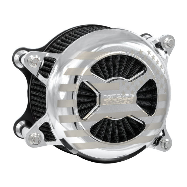 Vance & Hines Vo2 America Air Cleaner, Chrome - 23+ Touring Air Cleaner Vance & Hines