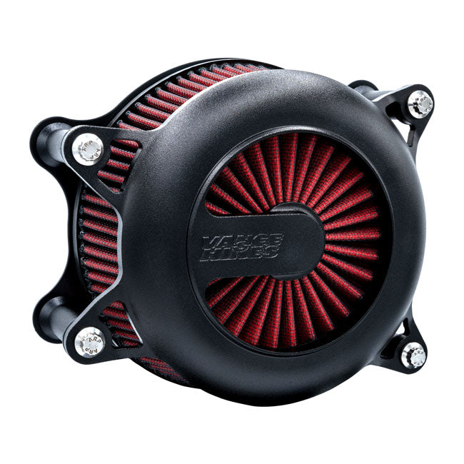Vance & Hines Vo2 Rogue Air Intake, Wrinkle Black - 23+ Touring Air Cleaner Vance & Hines