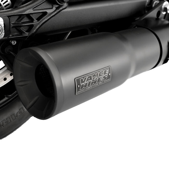 Vance & Hines Muffler Hi Output Black Scout Exhaust Slip-Ons And Mufflers Vance & Hines