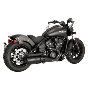 Vance & Hines Muffler Hi Output Black Scout Exhaust Slip-Ons And Mufflers Vance & Hines
