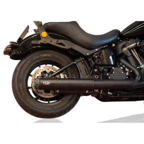 V performance, 2-1 slip-on muffler. Rebel series. Black EXHAUST SLIP-ONS AND MUFFLERS V Performance