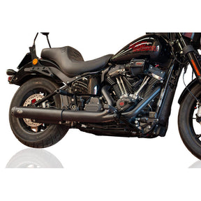V performance, 2-1 slip-on muffler. Rebel series. Black EXHAUST SLIP-ONS AND MUFFLERS V Performance
