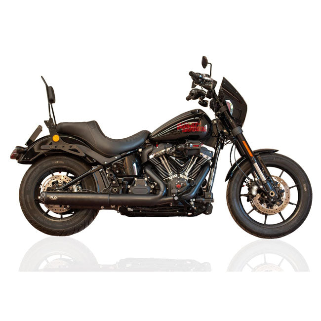 V performance, 2-1 slip-on muffler. Rebel series. Black EXHAUST SLIP-ONS AND MUFFLERS V Performance