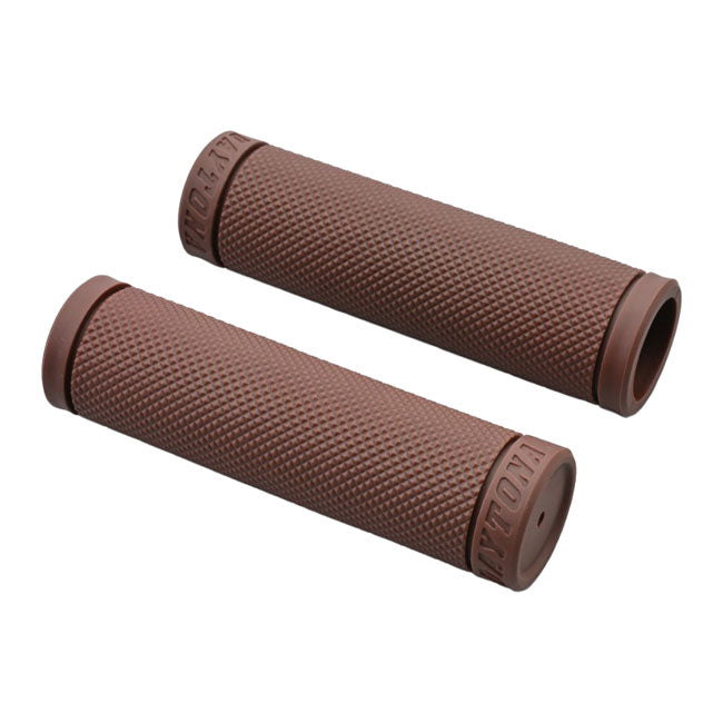 Daytona, 1" Grippy Grip set. BASE. Brown GRIPS Daytona