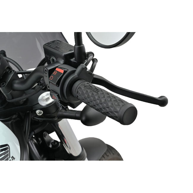 Daytona, 1" Grippy Grip set. GRID. Black GRIPS Daytona